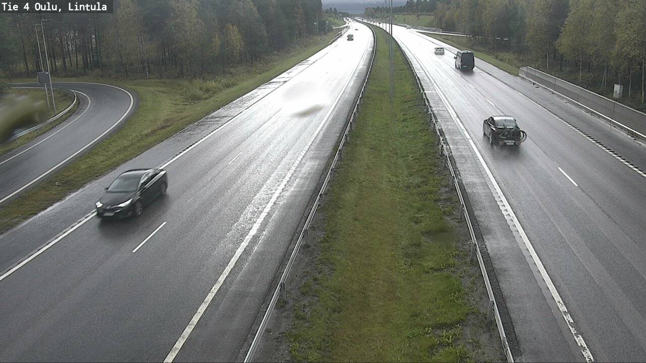 Weather Camera Image Road 4 Oulu, Lintula, Oulu, Pohjois-Pohjanmaa