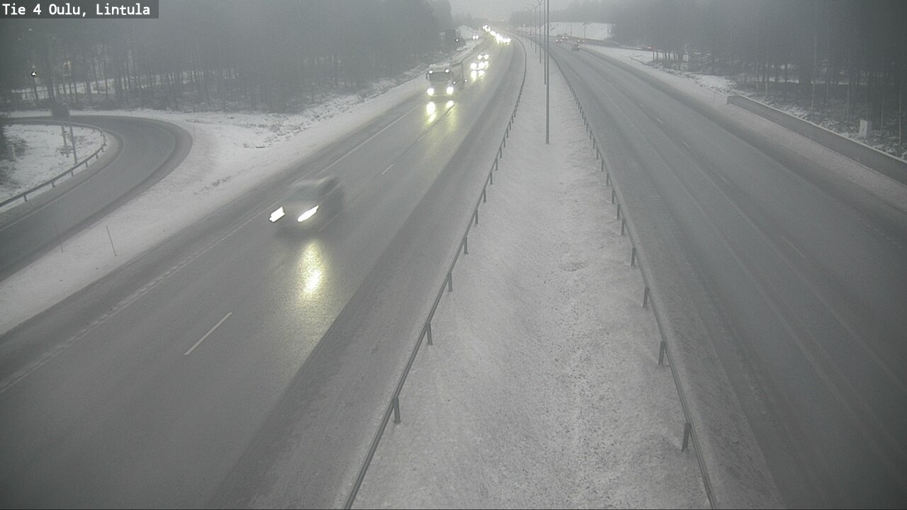 Weather Camera Image Road 4 Oulu, Lintula, Oulu, Pohjois-Pohjanmaa