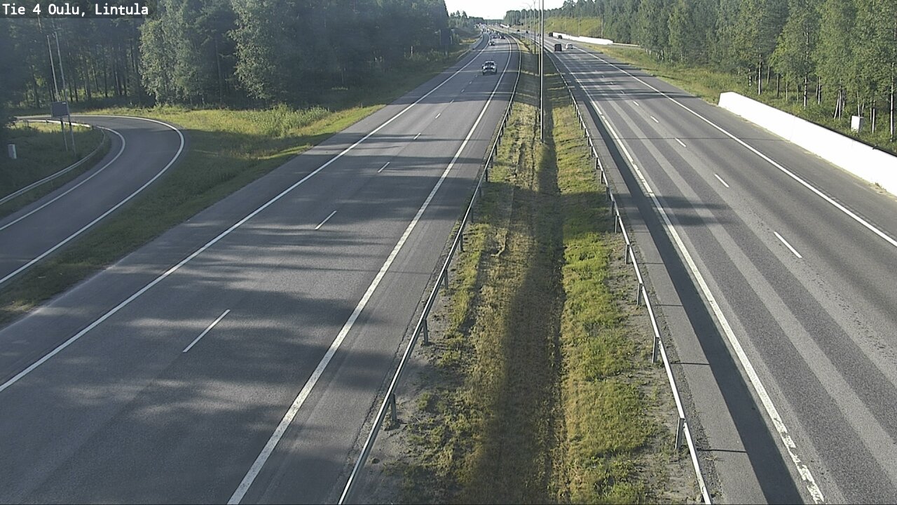 Weather Camera Image Road 4 Oulu, Lintula, Oulu, Pohjois-Pohjanmaa