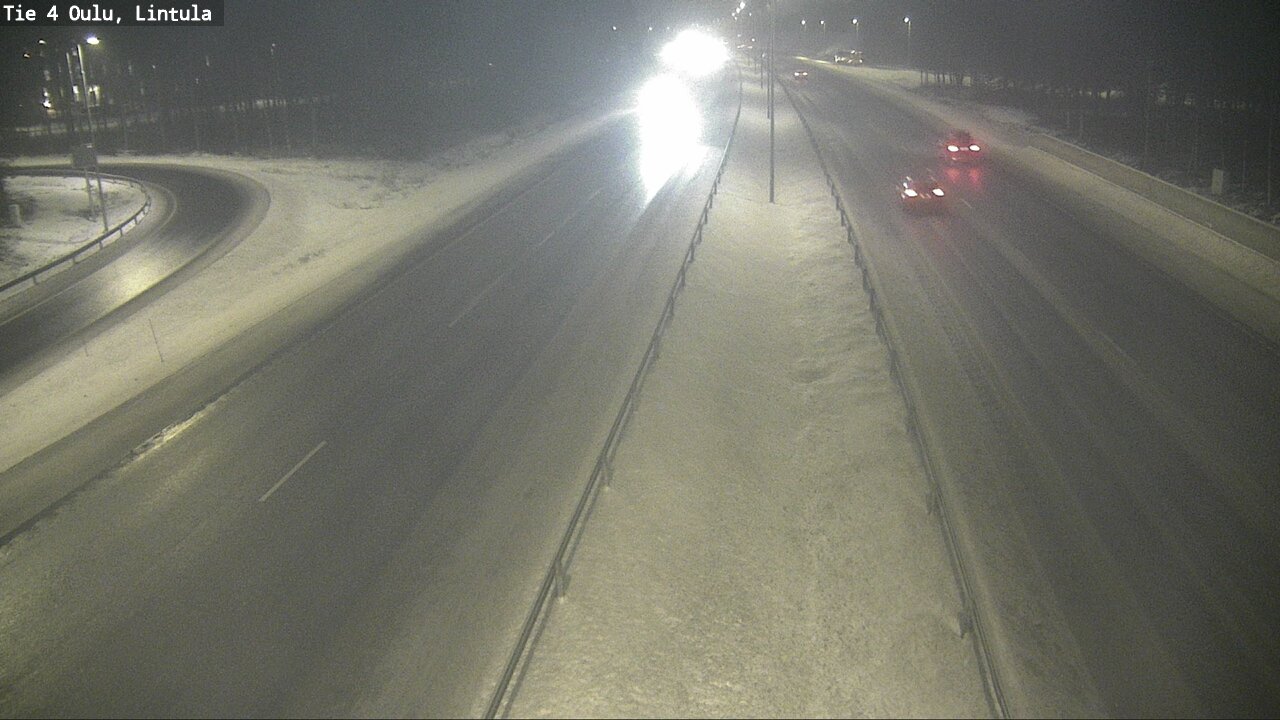 Weather Camera Image Road 4 Oulu, Lintula, Oulu, Pohjois-Pohjanmaa