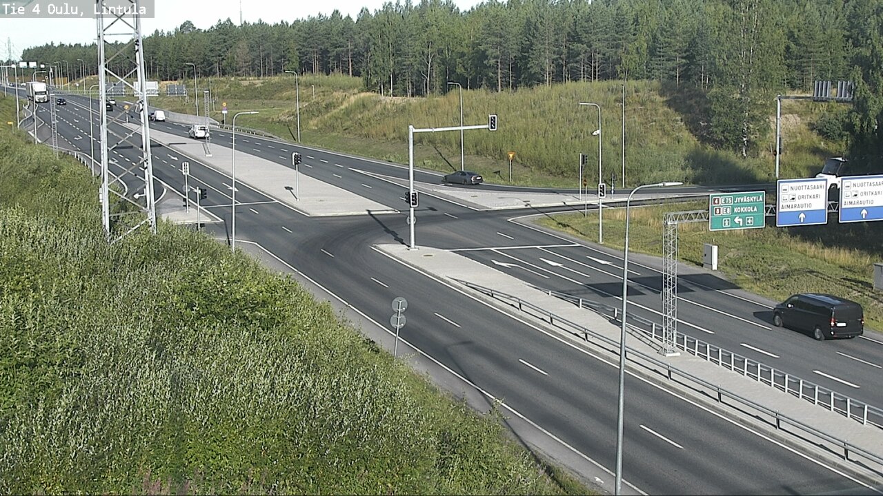 Weather Camera Image Road 4 Oulu, Lintula, Oulu, Pohjois-Pohjanmaa