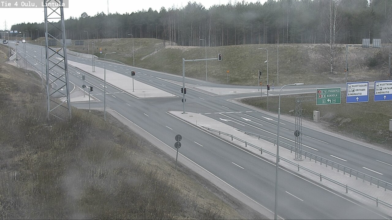 Weather Camera Image Road 4 Oulu, Lintula, Oulu, Pohjois-Pohjanmaa