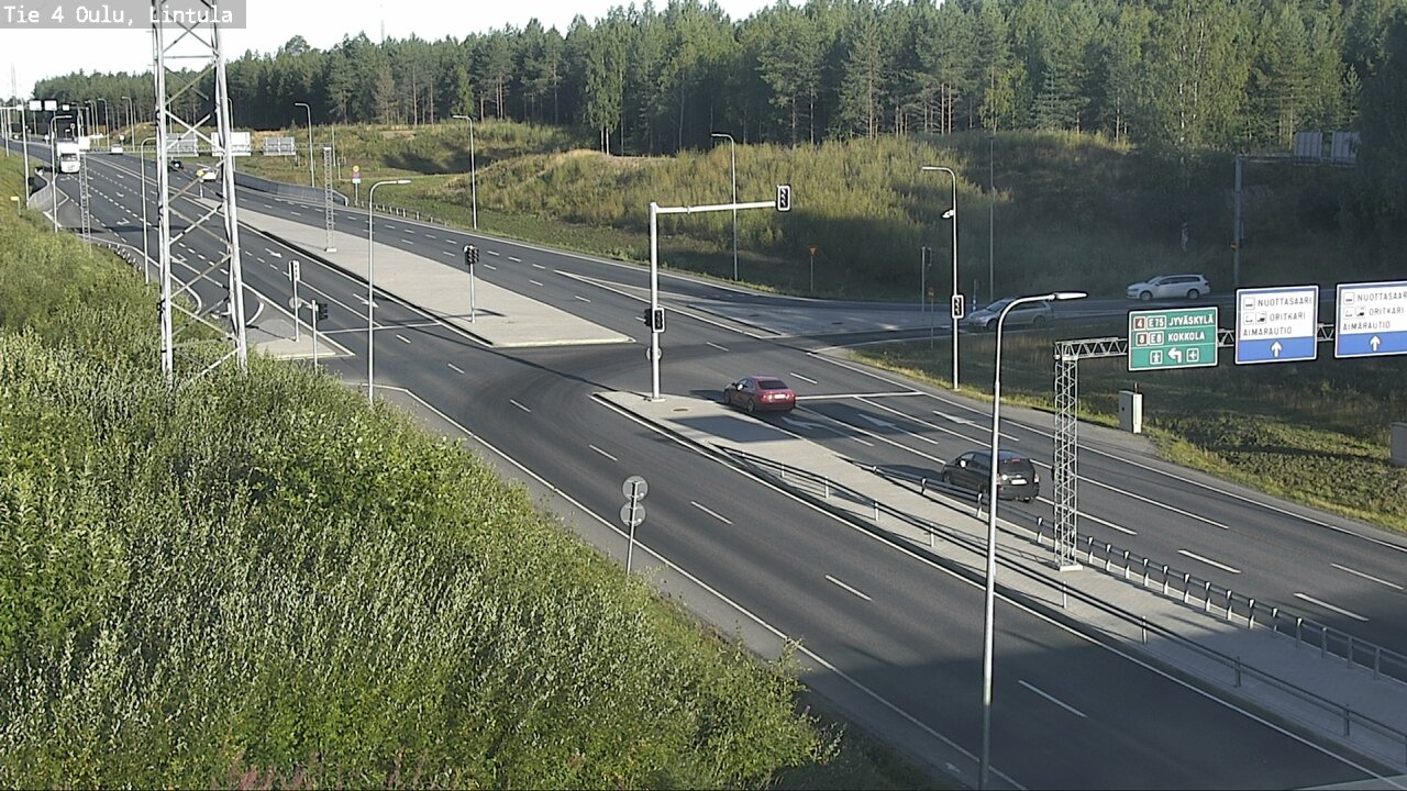 Weather Camera Image Road 4 Oulu, Lintula, Oulu, Pohjois-Pohjanmaa