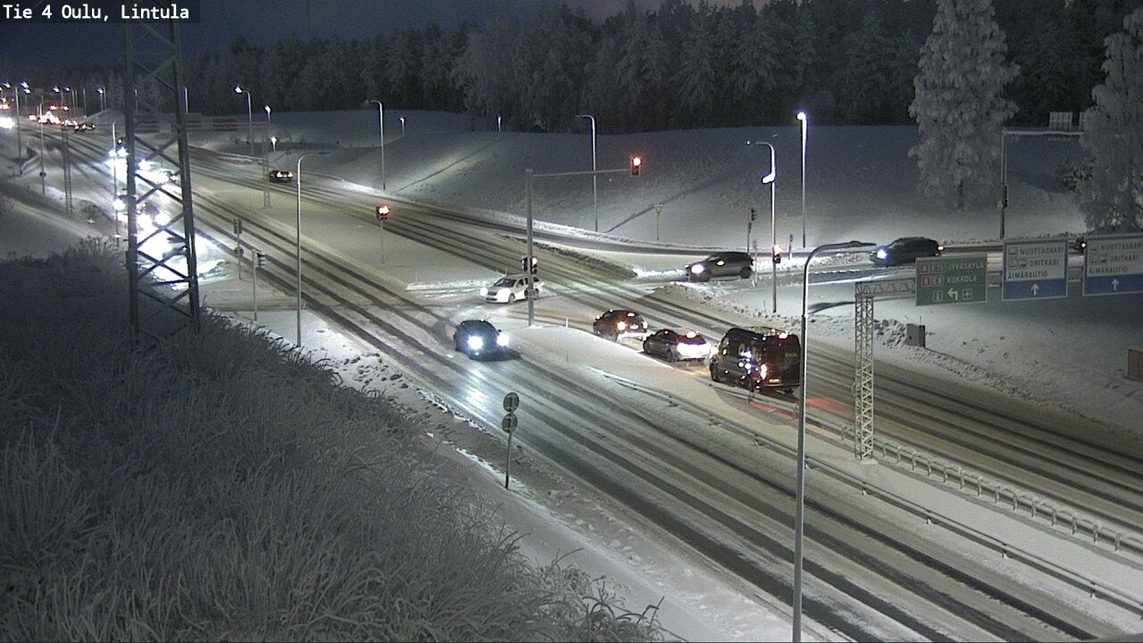 Kelikamerat Kuva Tie 4 Oulu, Lintula, Oulu, Pohjois-Pohjanmaa