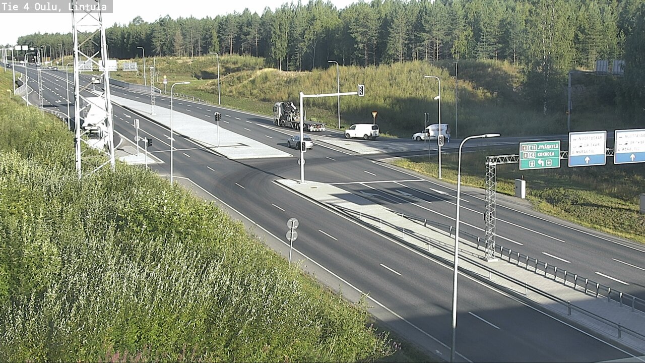 Weather Camera Image Road 4 Oulu, Lintula, Oulu, Pohjois-Pohjanmaa