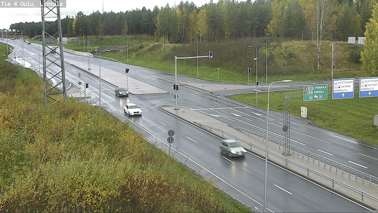 Weather Camera Image Road 4 Oulu, Lintula, Oulu, Pohjois-Pohjanmaa