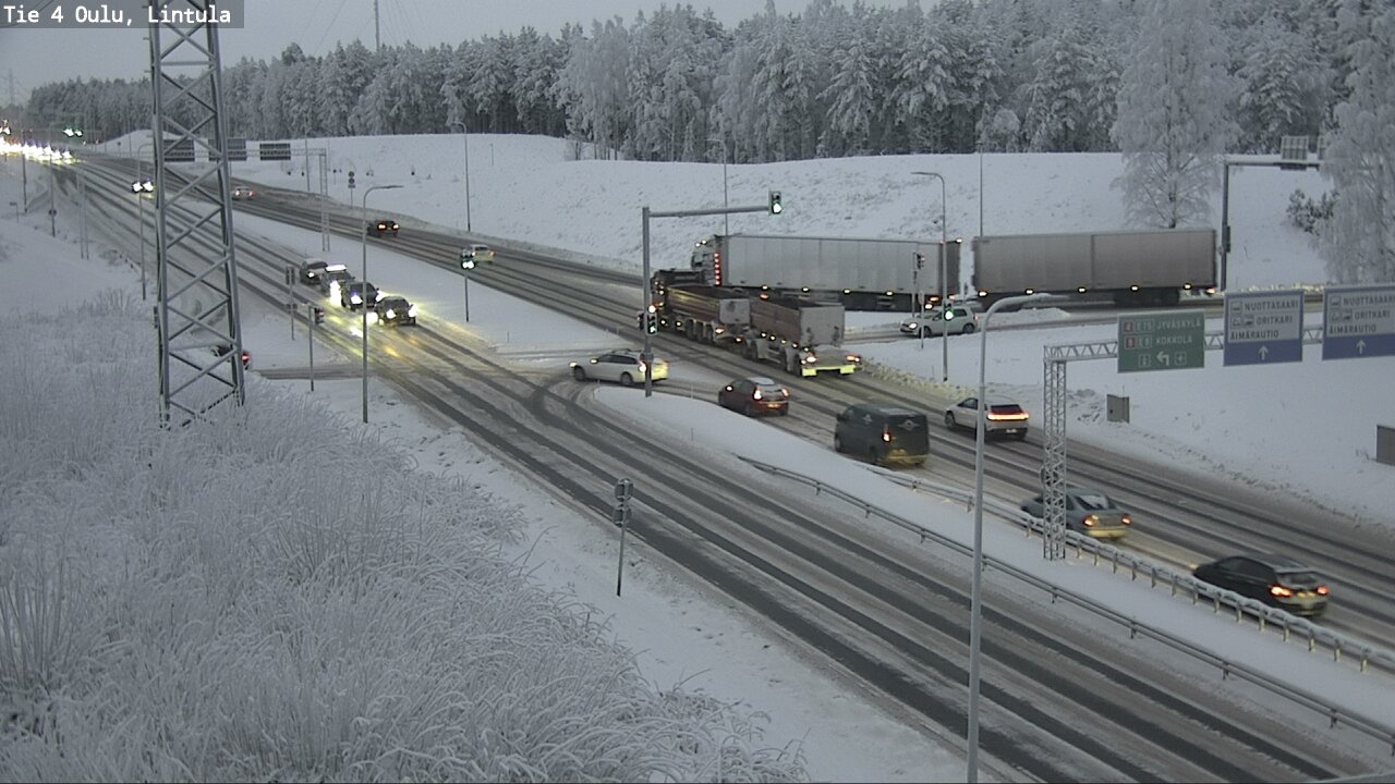 Kelikamerat Kuva Tie 4 Oulu, Lintula, Oulu, Pohjois-Pohjanmaa