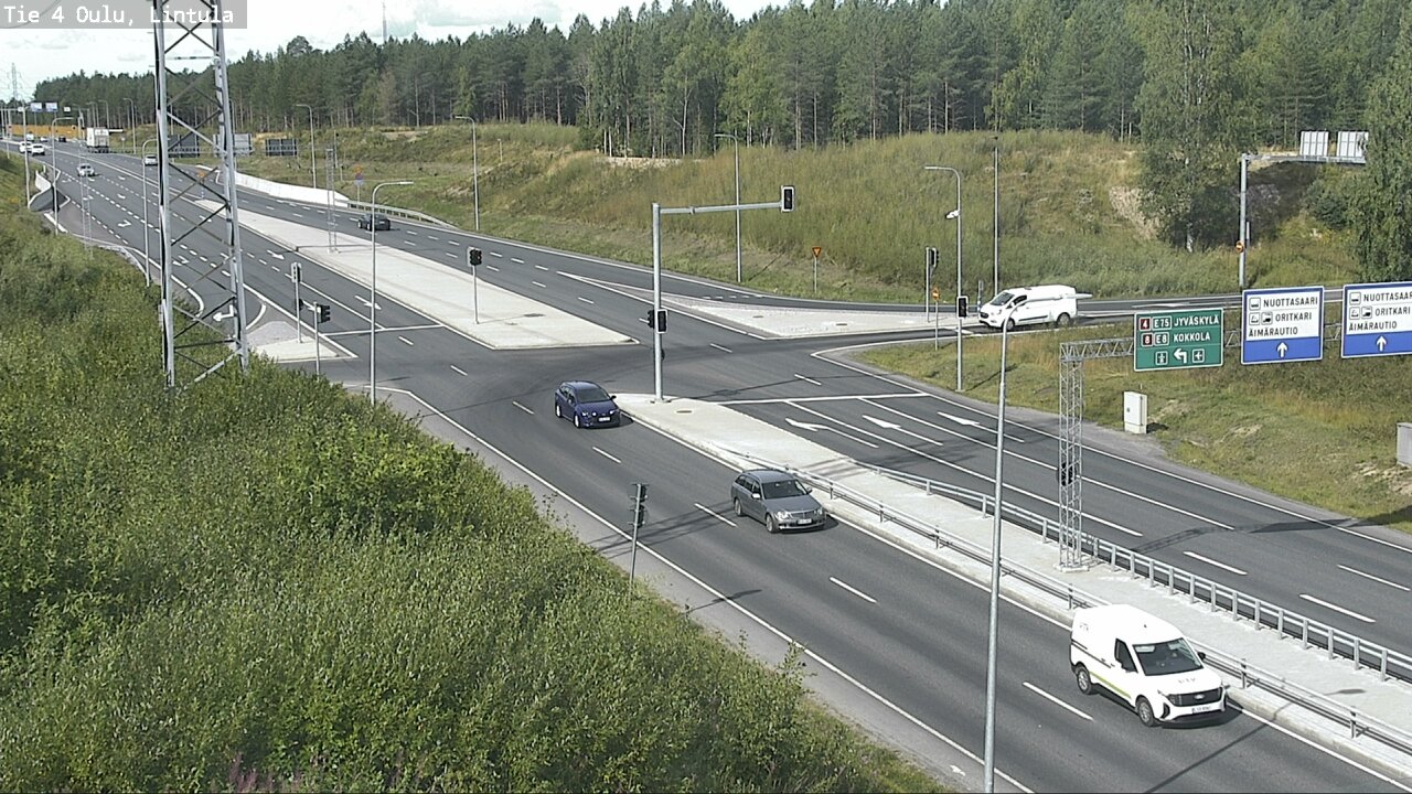 Weather Camera Image Road 4 Oulu, Lintula, Oulu, Pohjois-Pohjanmaa
