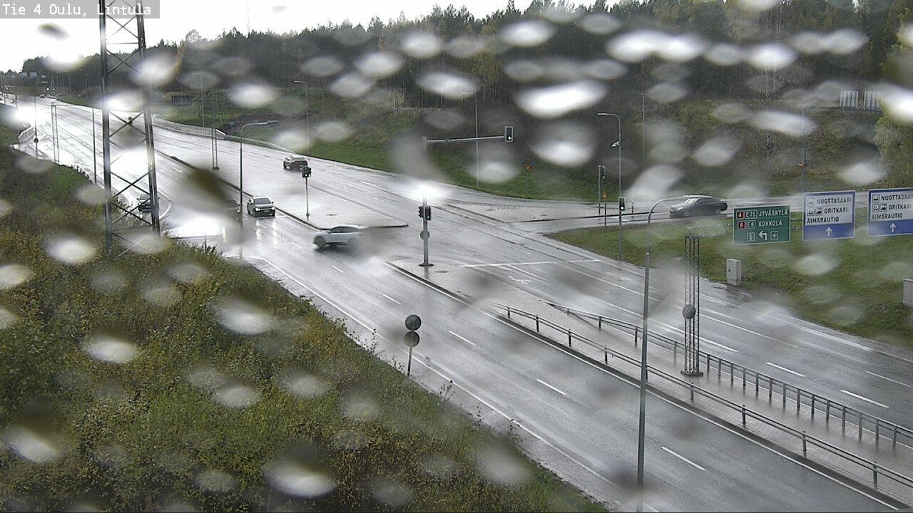 Weather Camera Image Väg 4 Uleåborg, Lintula, Oulu, Pohjois-Pohjanmaa