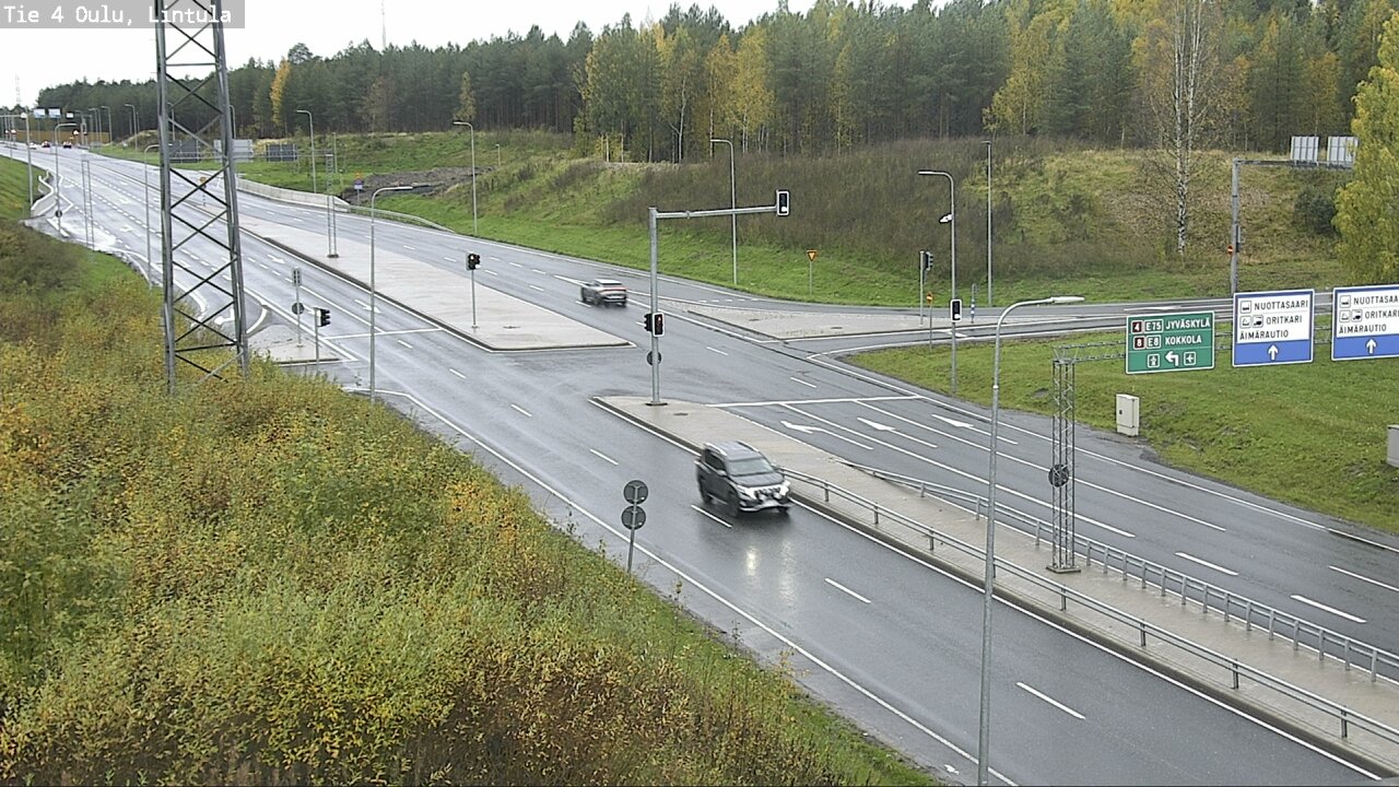 Weather Camera Image Road 4 Oulu, Lintula, Oulu, Pohjois-Pohjanmaa