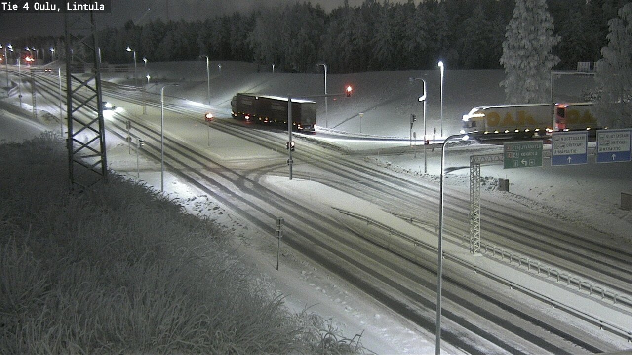 Kelikamerat Kuva Tie 4 Oulu, Lintula, Oulu, Pohjois-Pohjanmaa