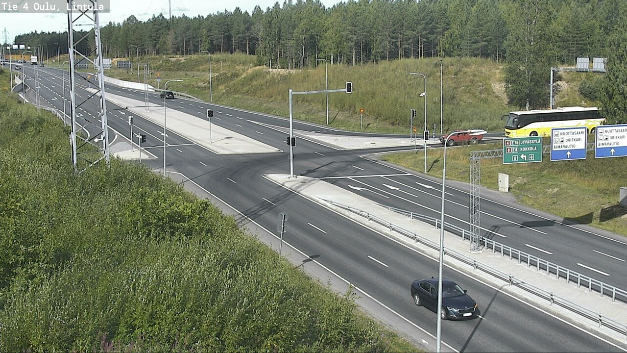 Weather Camera Image Road 4 Oulu, Lintula, Oulu, Pohjois-Pohjanmaa