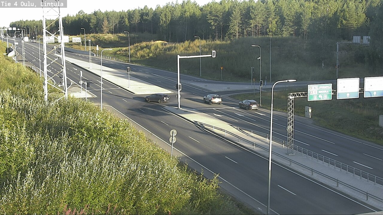 Weather Camera Image Road 4 Oulu, Lintula, Oulu, Pohjois-Pohjanmaa