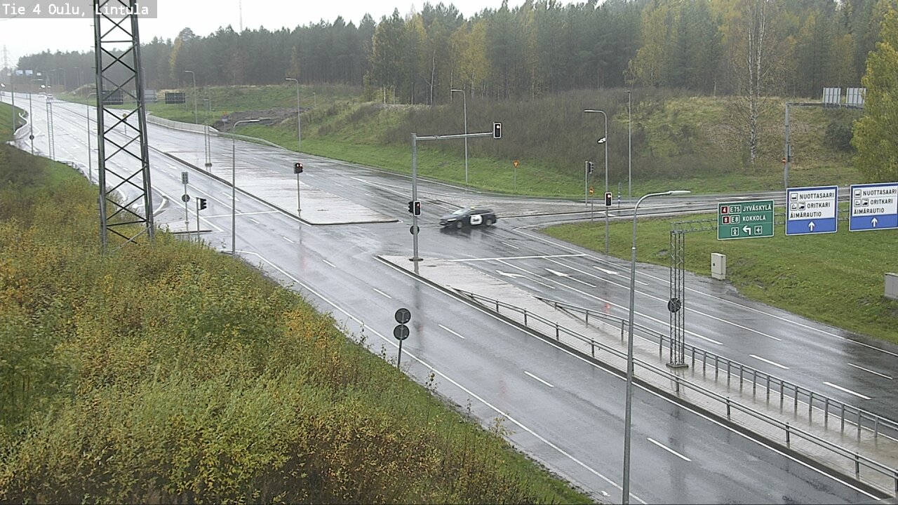 Weather Camera Image Road 4 Oulu, Lintula, Oulu, Pohjois-Pohjanmaa