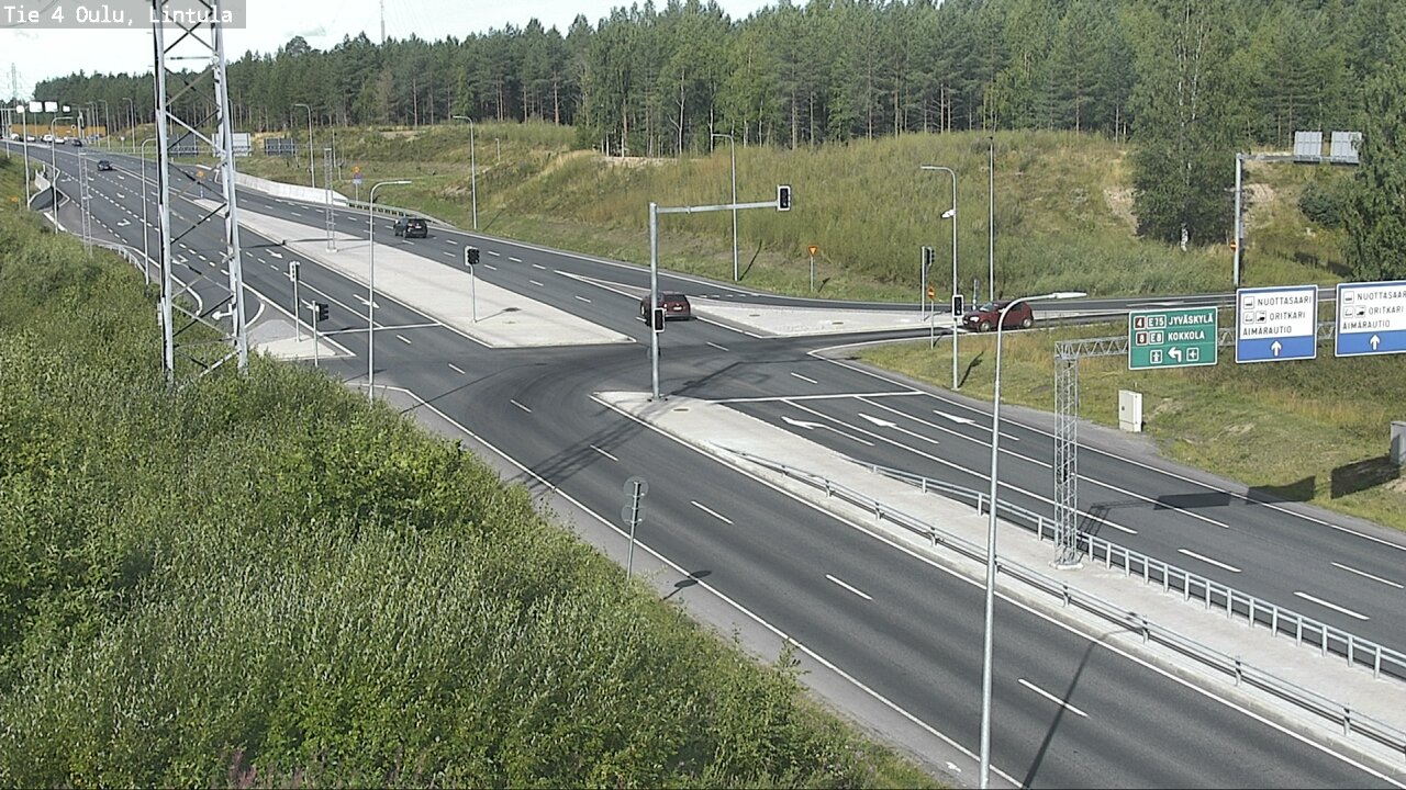 Weather Camera Image Road 4 Oulu, Lintula, Oulu, Pohjois-Pohjanmaa