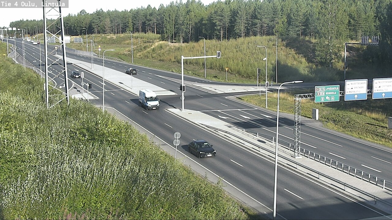 Weather Camera Image Road 4 Oulu, Lintula, Oulu, Pohjois-Pohjanmaa
