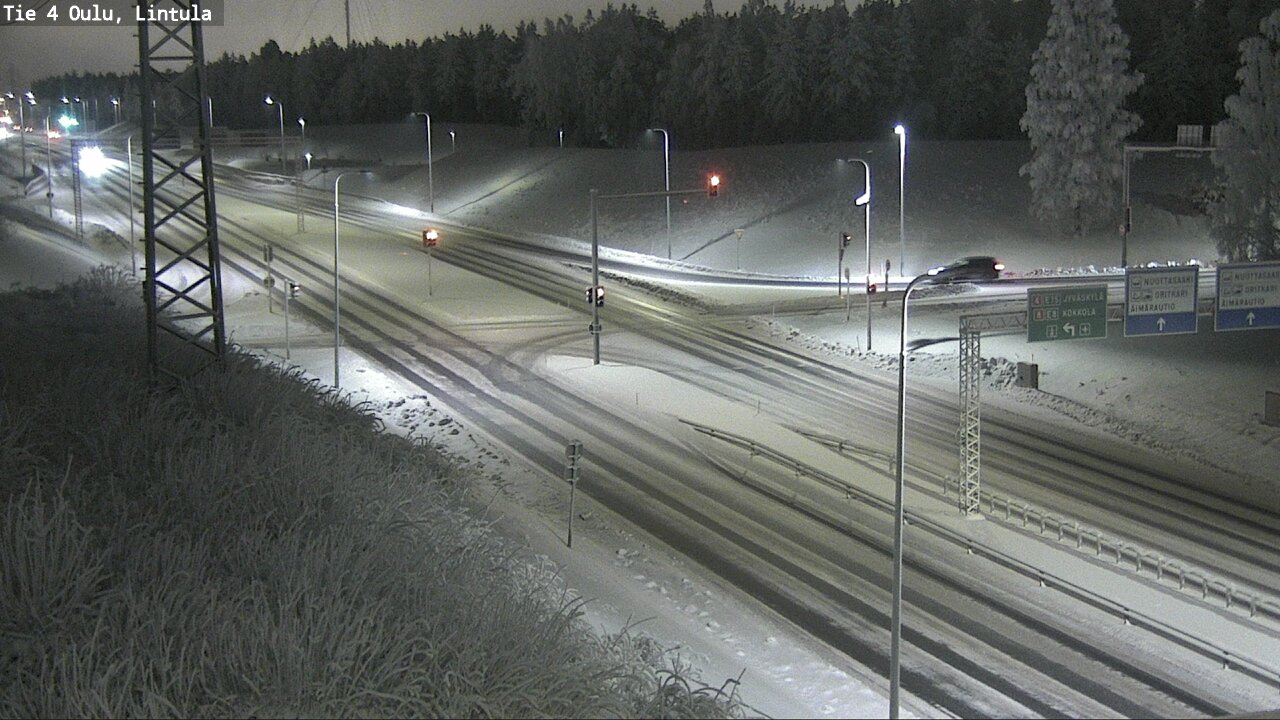 Kelikamerat Kuva Tie 4 Oulu, Lintula, Oulu, Pohjois-Pohjanmaa