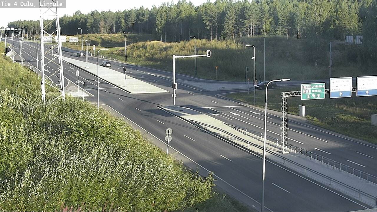 Weather Camera Image Road 4 Oulu, Lintula, Oulu, Pohjois-Pohjanmaa