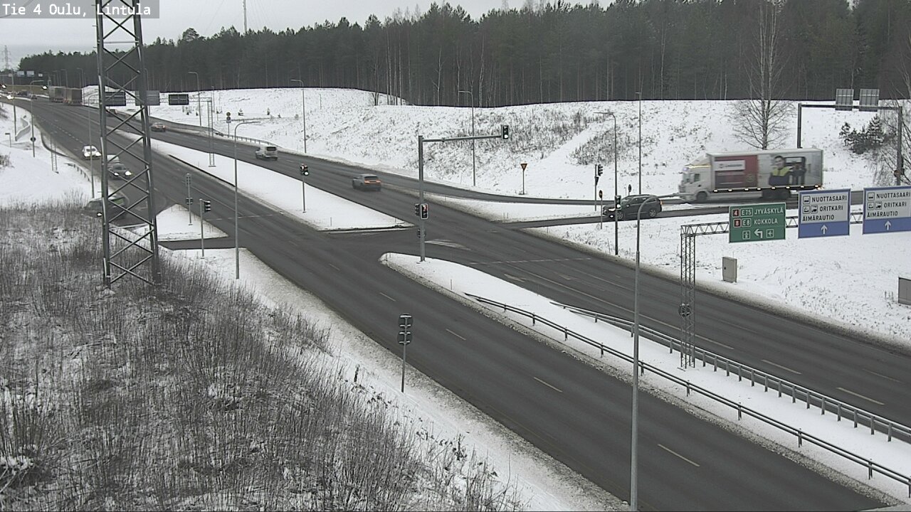 Kelikamerat Kuva Tie 4 Oulu, Lintula, Oulu, Pohjois-Pohjanmaa