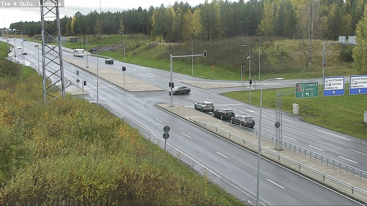 Weather Camera Image Road 4 Oulu, Lintula, Oulu, Pohjois-Pohjanmaa