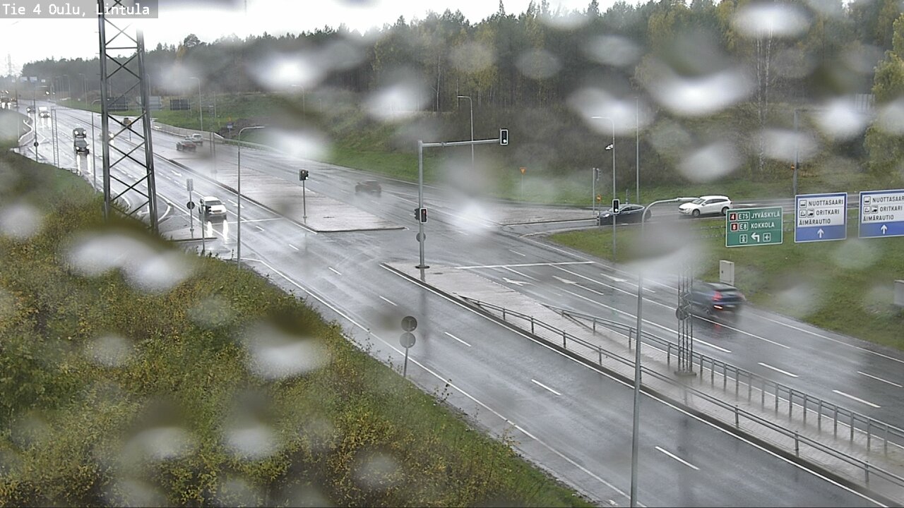 Weather Camera Image Väg 4 Uleåborg, Lintula, Oulu, Pohjois-Pohjanmaa