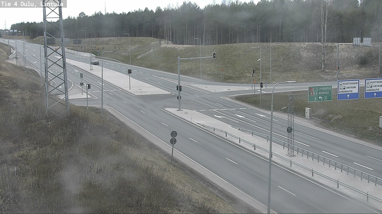 Weather Camera Image Road 4 Oulu, Lintula, Oulu, Pohjois-Pohjanmaa