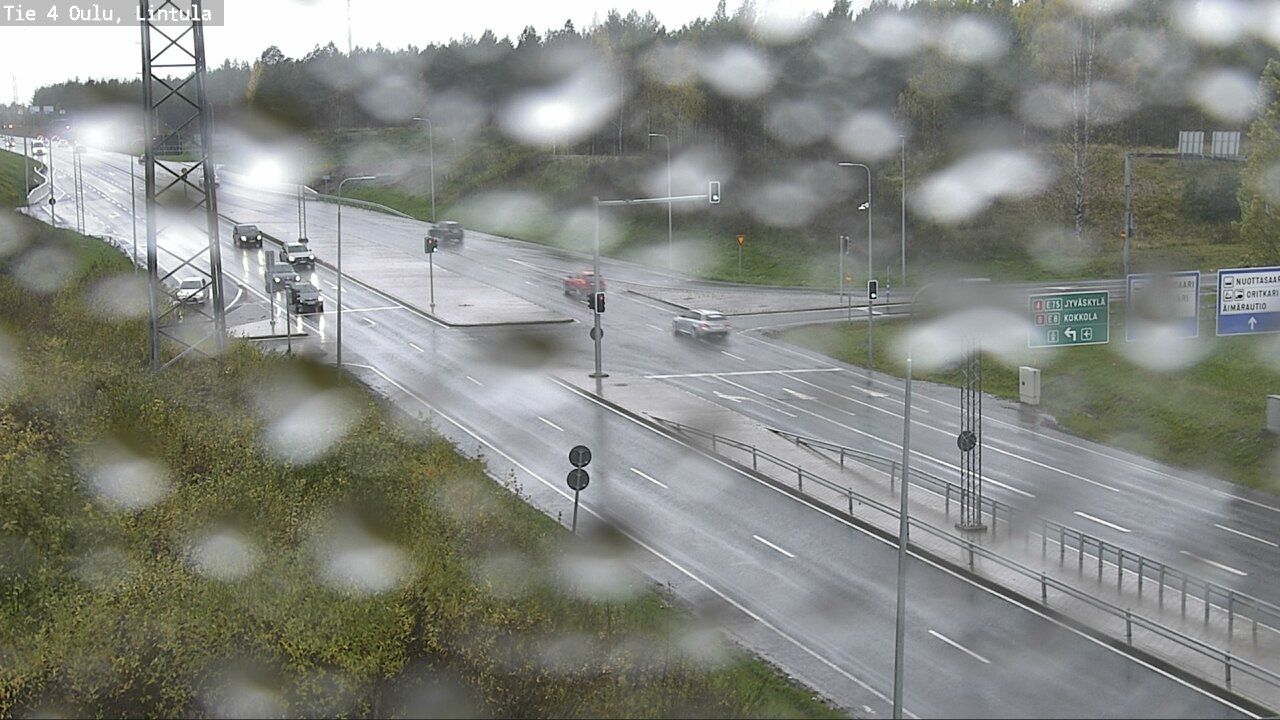Weather Camera Image Väg 4 Uleåborg, Lintula, Oulu, Pohjois-Pohjanmaa