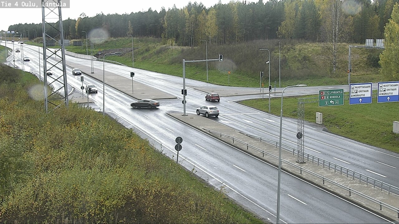 Weather Camera Image Road 4 Oulu, Lintula, Oulu, Pohjois-Pohjanmaa