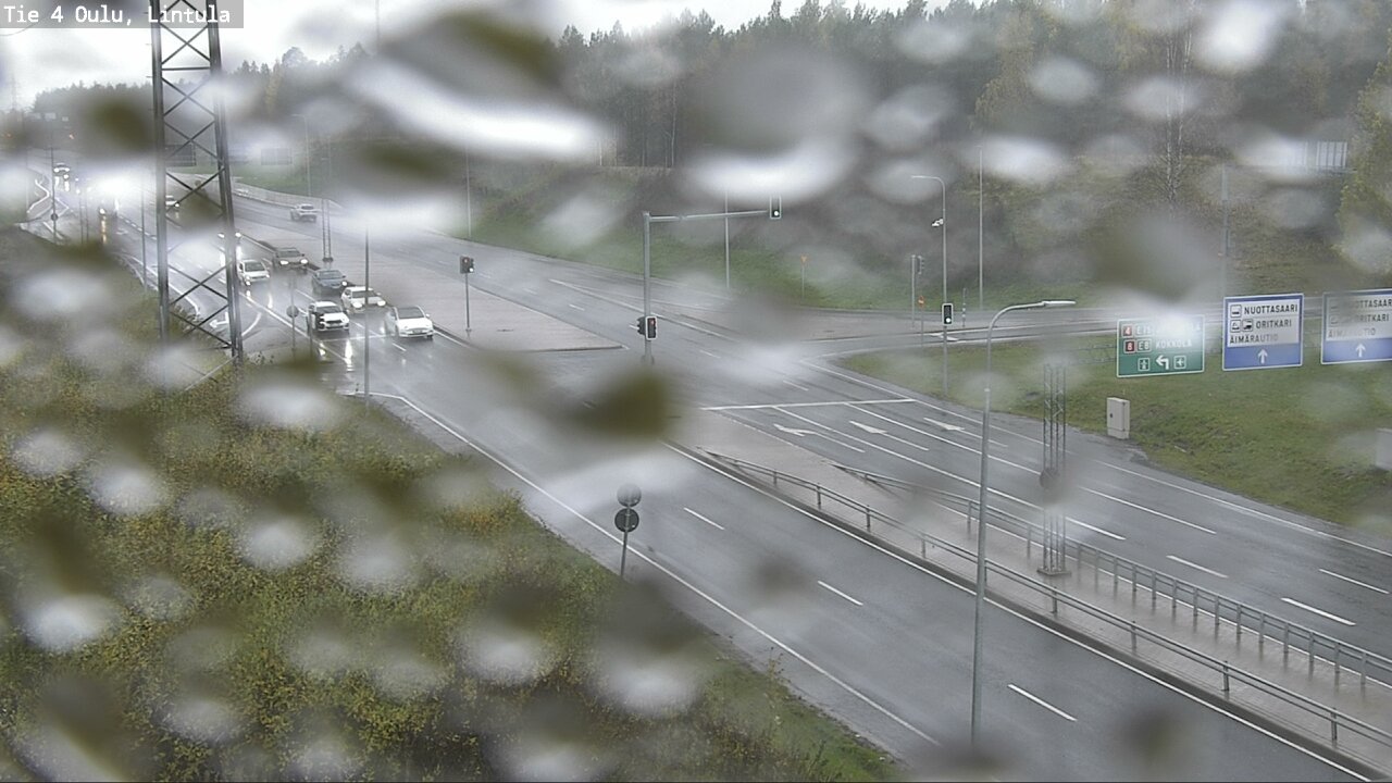 Weather Camera Image Väg 4 Uleåborg, Lintula, Oulu, Pohjois-Pohjanmaa