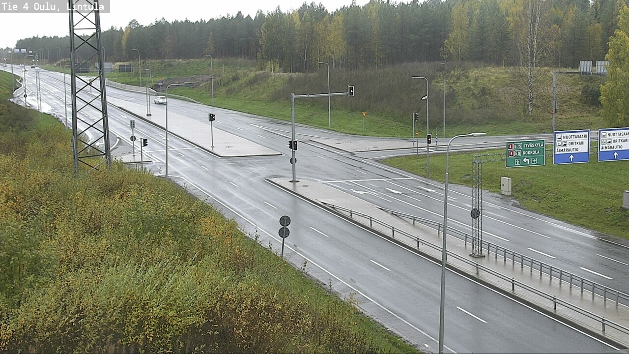 Weather Camera Image Road 4 Oulu, Lintula, Oulu, Pohjois-Pohjanmaa