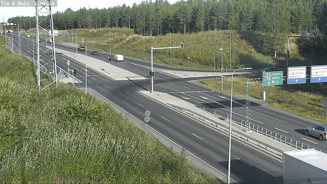 Weather Camera Image Road 4 Oulu, Lintula, Oulu, Pohjois-Pohjanmaa
