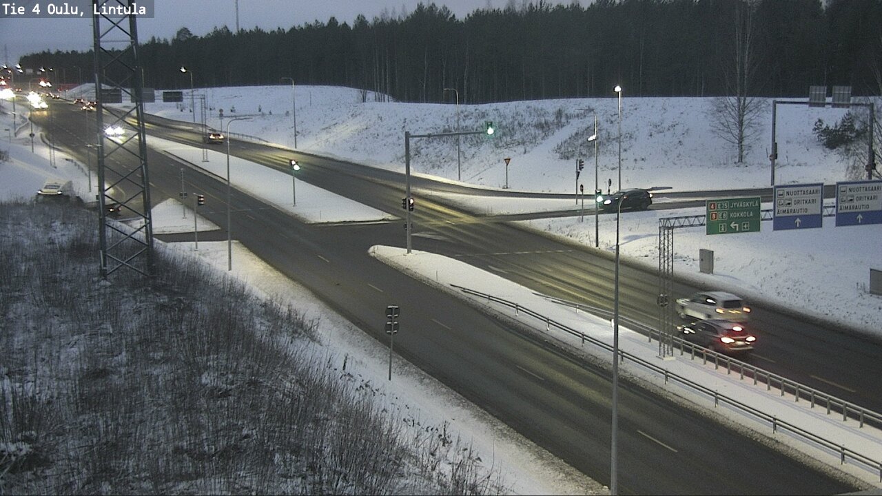 Kelikamerat Kuva Tie 4 Oulu, Lintula, Oulu, Pohjois-Pohjanmaa