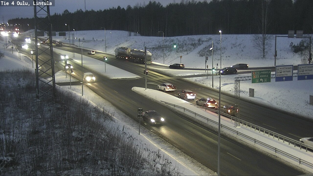 Kelikamerat Kuva Tie 4 Oulu, Lintula, Oulu, Pohjois-Pohjanmaa