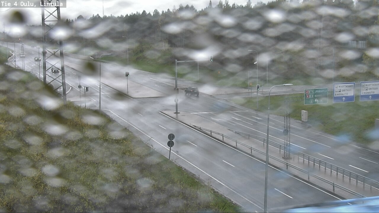 Weather Camera Image Väg 4 Uleåborg, Lintula, Oulu, Pohjois-Pohjanmaa