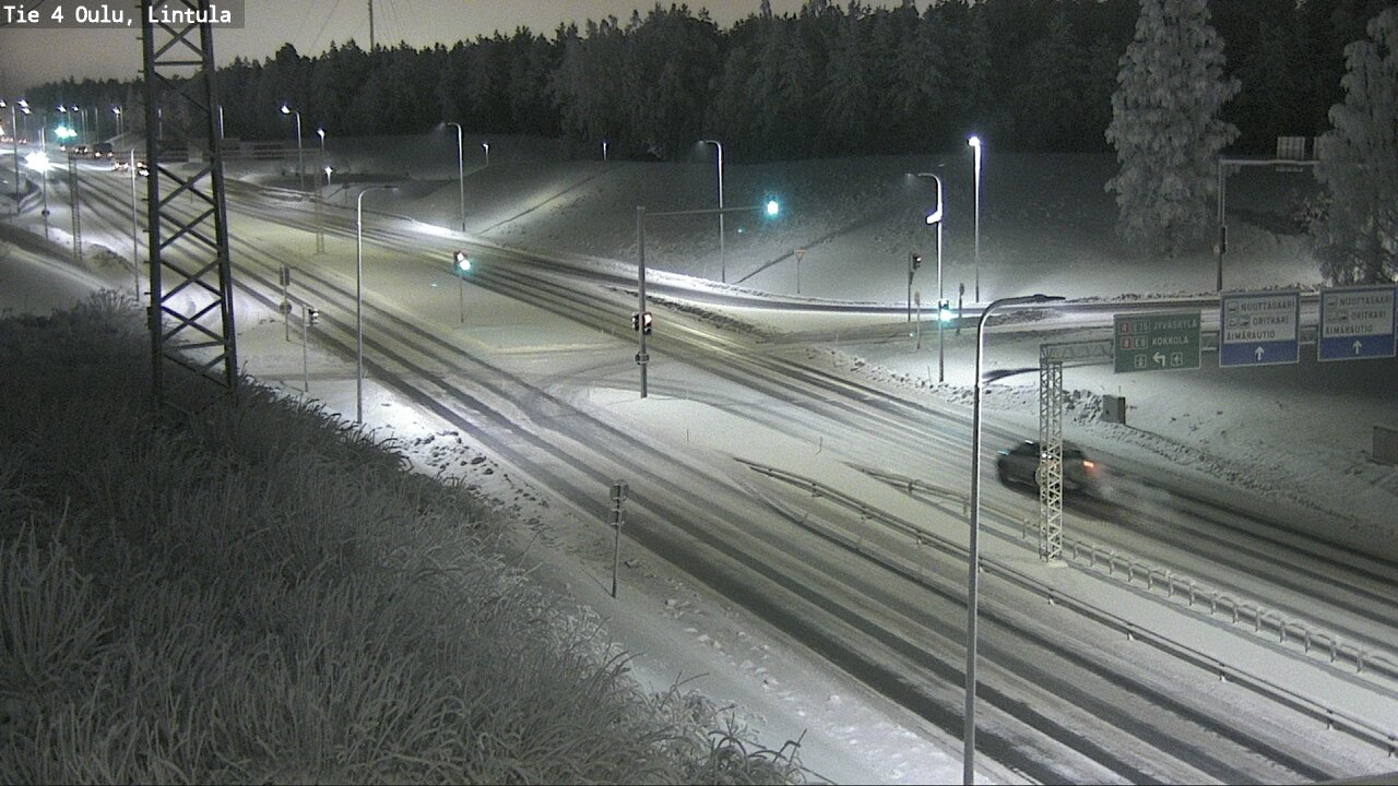 Kelikamerat Kuva Tie 4 Oulu, Lintula, Oulu, Pohjois-Pohjanmaa