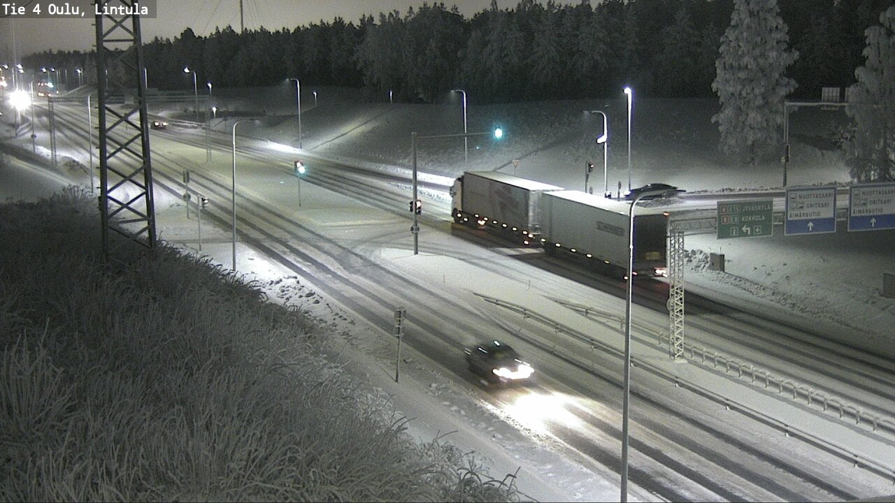 Kelikamerat Kuva Tie 4 Oulu, Lintula, Oulu, Pohjois-Pohjanmaa