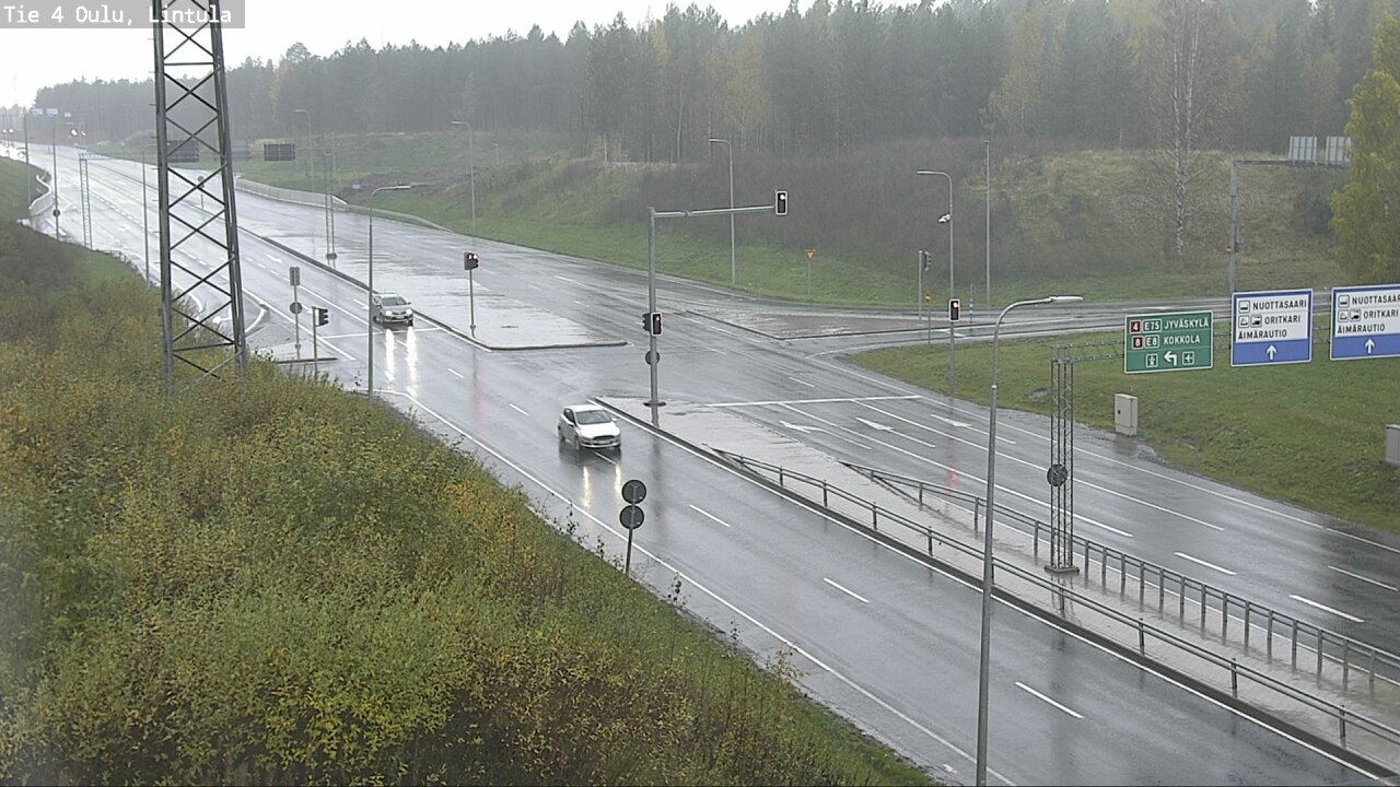 Weather Camera Image Road 4 Oulu, Lintula, Oulu, Pohjois-Pohjanmaa