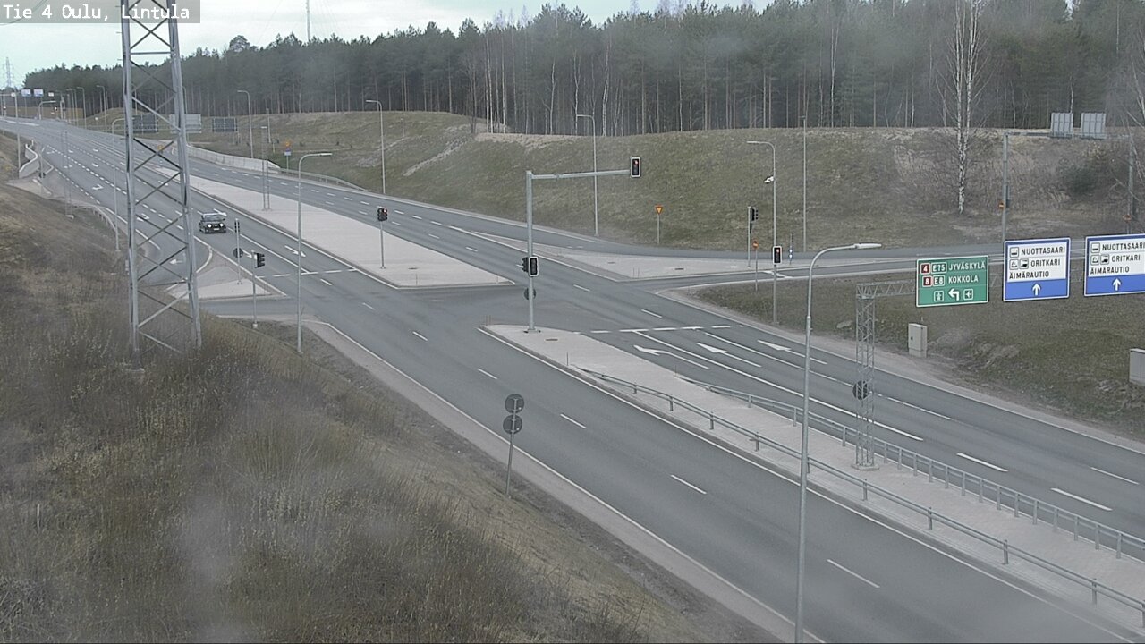 Weather Camera Image Road 4 Oulu, Lintula, Oulu, Pohjois-Pohjanmaa