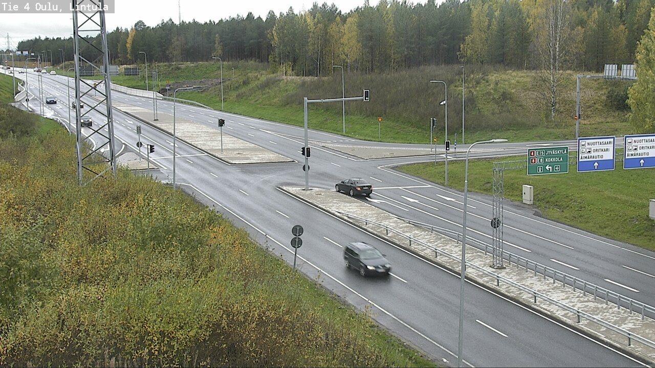 Weather Camera Image Road 4 Oulu, Lintula, Oulu, Pohjois-Pohjanmaa