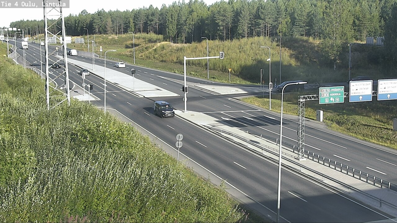 Weather Camera Image Road 4 Oulu, Lintula, Oulu, Pohjois-Pohjanmaa