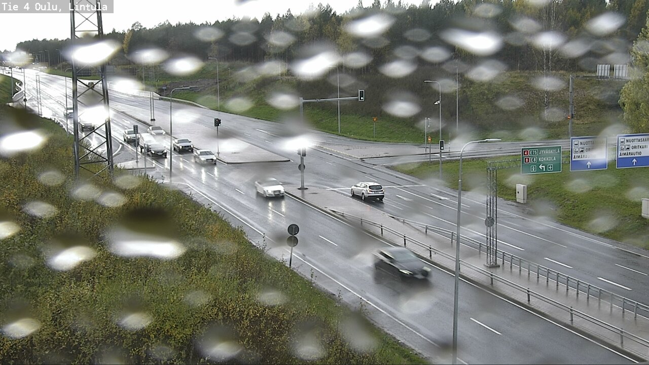 Weather Camera Image Väg 4 Uleåborg, Lintula, Oulu, Pohjois-Pohjanmaa