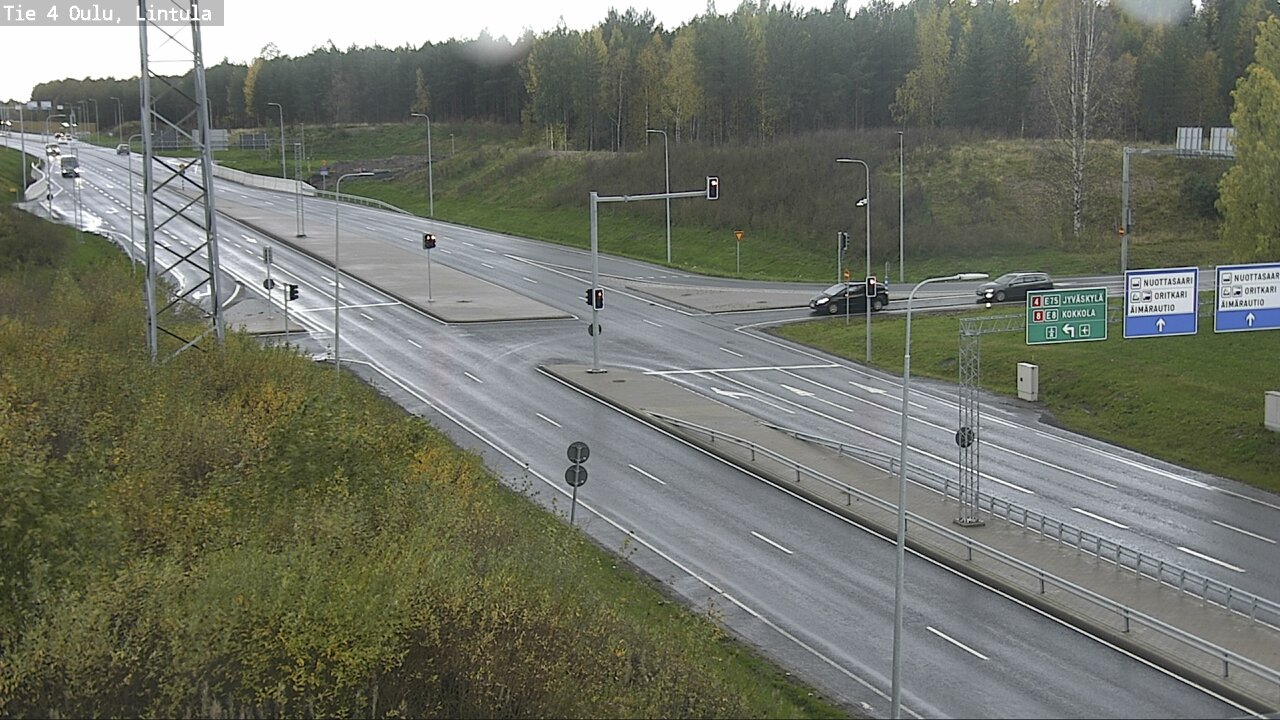 Weather Camera Image Väg 4 Uleåborg, Lintula, Oulu, Pohjois-Pohjanmaa
