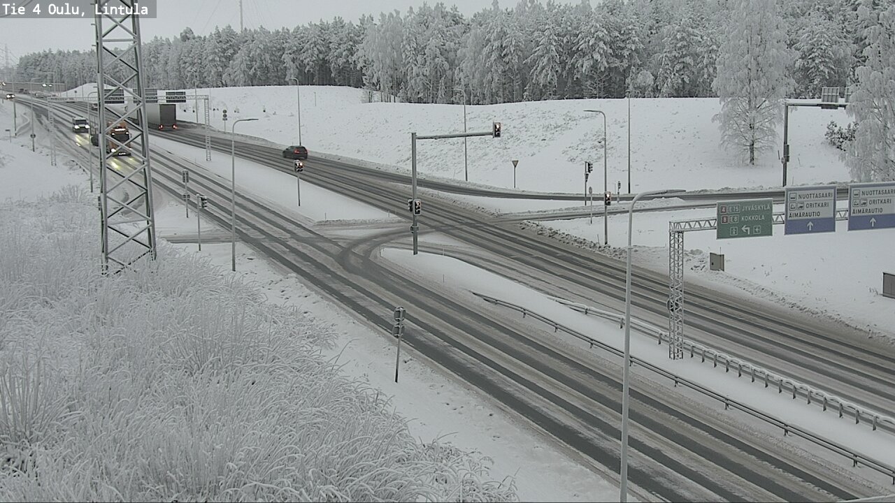 Kelikamerat Kuva Tie 4 Oulu, Lintula, Oulu, Pohjois-Pohjanmaa