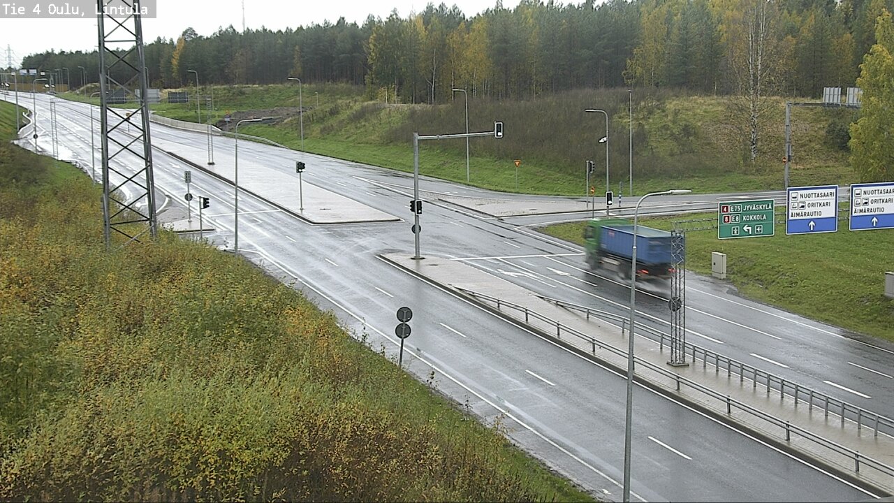 Weather Camera Image Road 4 Oulu, Lintula, Oulu, Pohjois-Pohjanmaa