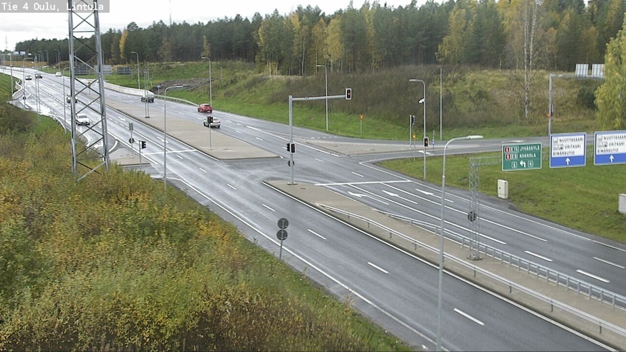 Weather Camera Image Road 4 Oulu, Lintula, Oulu, Pohjois-Pohjanmaa