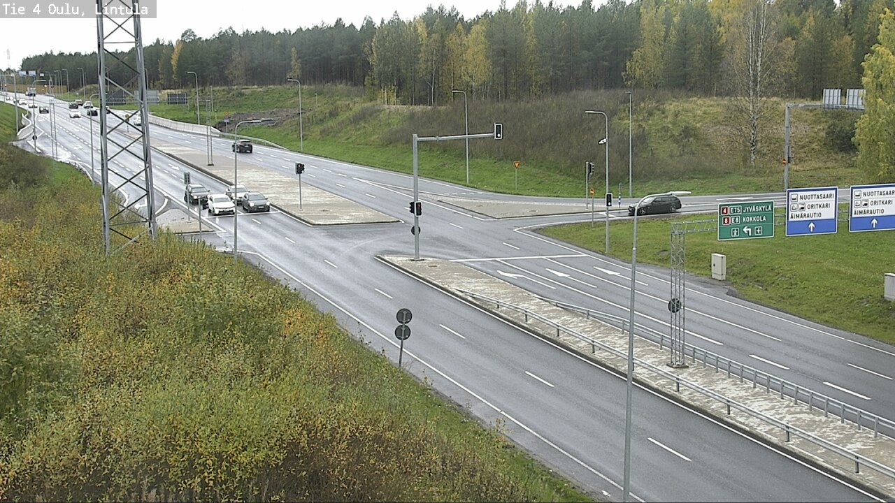 Weather Camera Image Road 4 Oulu, Lintula, Oulu, Pohjois-Pohjanmaa