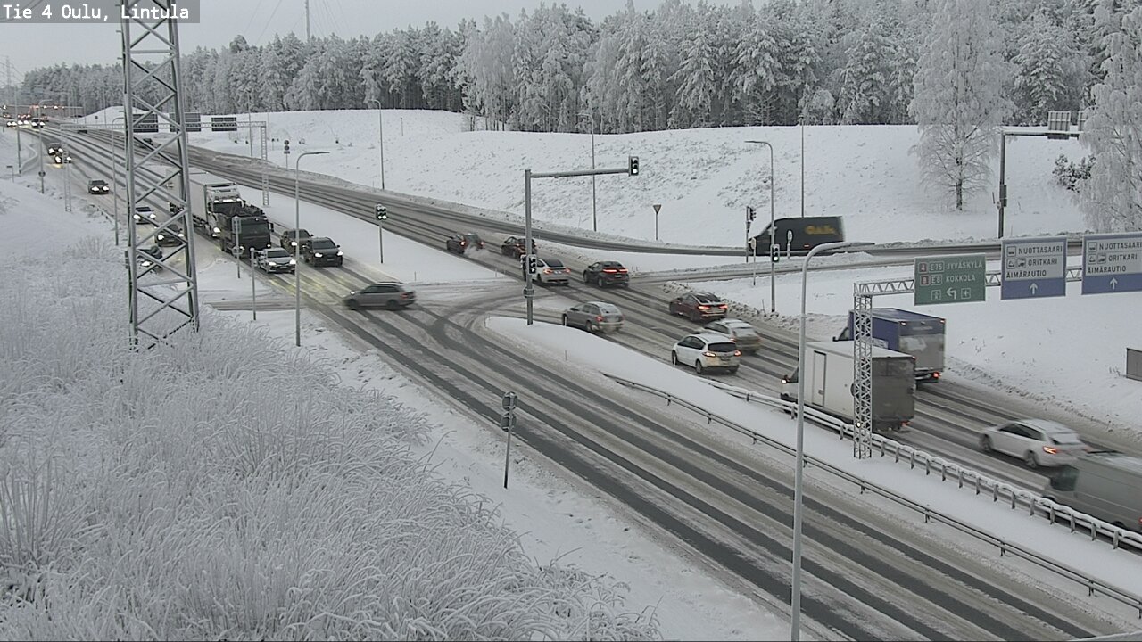 Kelikamerat Kuva Tie 4 Oulu, Lintula, Oulu, Pohjois-Pohjanmaa