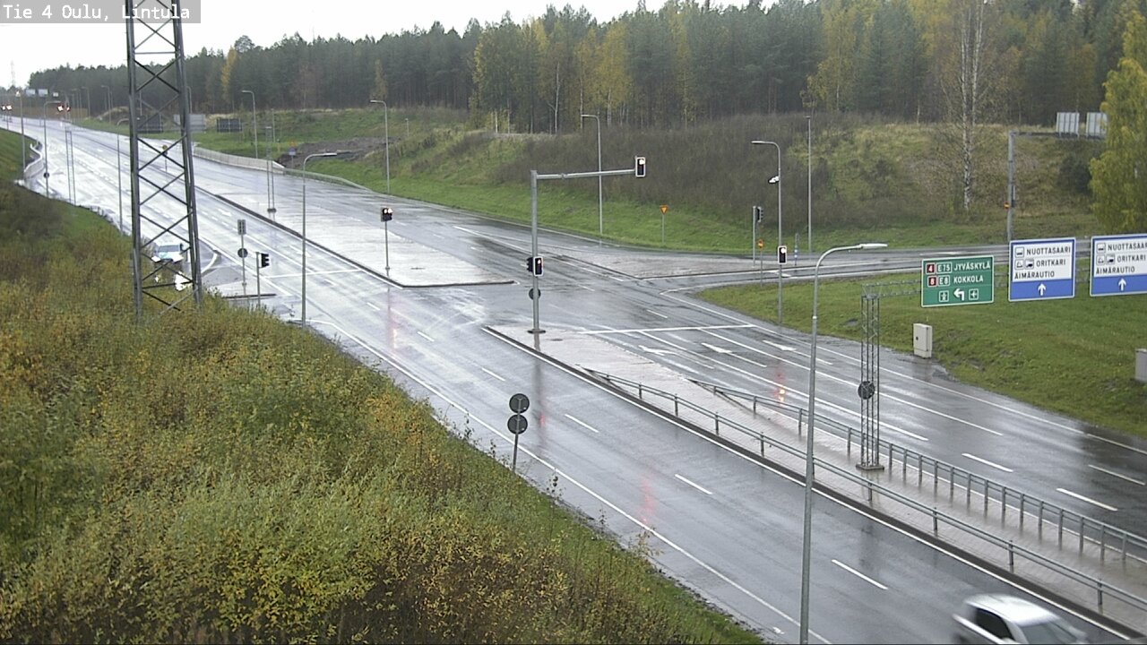 Weather Camera Image Road 4 Oulu, Lintula, Oulu, Pohjois-Pohjanmaa