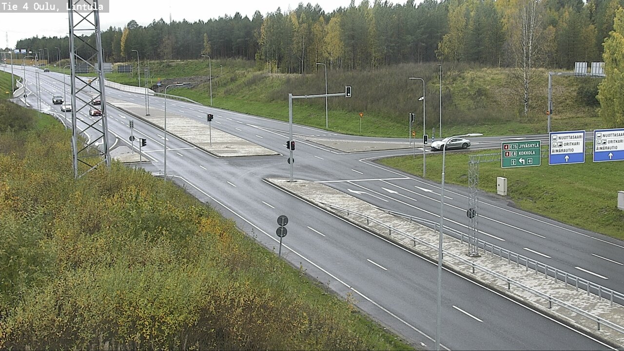 Weather Camera Image Road 4 Oulu, Lintula, Oulu, Pohjois-Pohjanmaa
