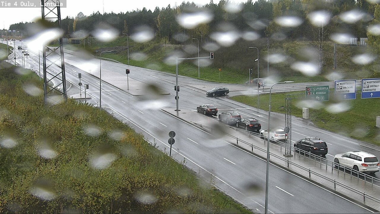 Weather Camera Image Väg 4 Uleåborg, Lintula, Oulu, Pohjois-Pohjanmaa